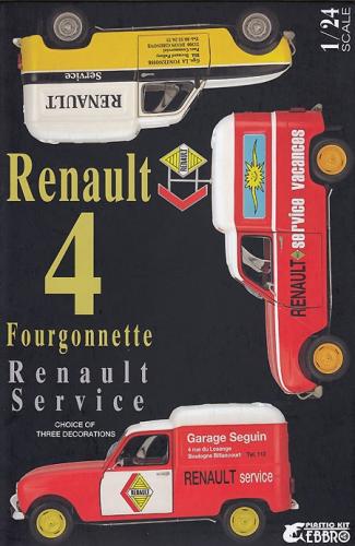Renault 4 fourgonnette Renault Service - EBBRO 25012 - 1/24 -