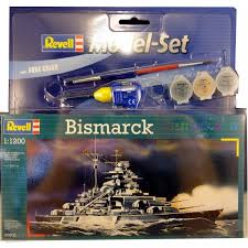 Set complet Cuirassé Bismarck - REVELL 65802 - 1/1200 -