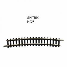 Rail courbe R4 362,6mm 15° - MINITRIX 14927 - N -