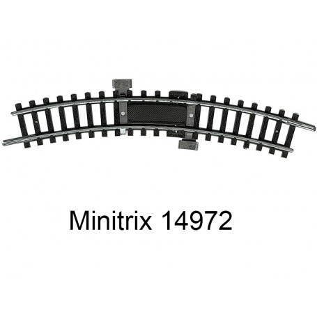 Rail courbe d'alimentation R1 194,6mm 30° - MINITRIX 14972 - N -