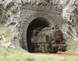 Entrée de tunnel 1 voie vapeur - BUSCH 7025 - HO -