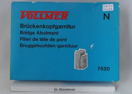 Piliers de tête de pont -  VOLLMER 7820 - N