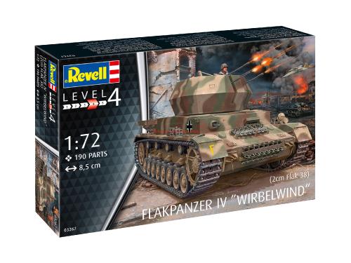 Flakpanzer IV Wirbelwind 2cm Flak 38 - REVELL 03267 - 1/72 -