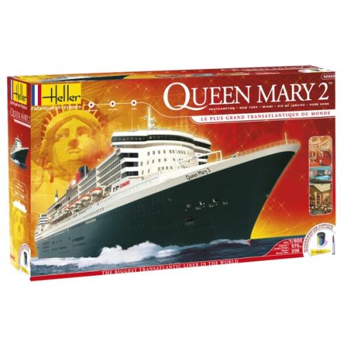 Coffret paquebot Queen Mary 2 - HELLER 52902 - 1/600