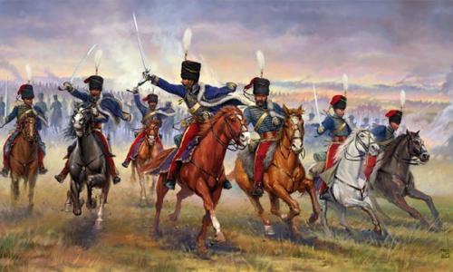 Cavalerie britannique 11ème hussard guerre de Crimée - ITALERI 6188 - 1/72 -
