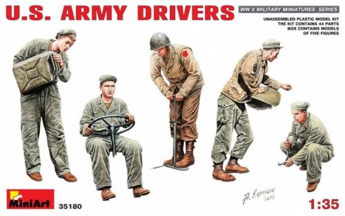 Conducteurs de véhicules US Army WWII - MINIART 35180 - 1/35 -