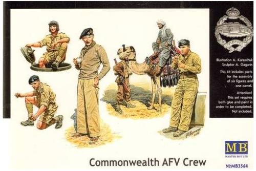 Ensemble 8éme Armée britannique Afrique du Nord WWII - MASTER BOX 3564 - 1/35 -