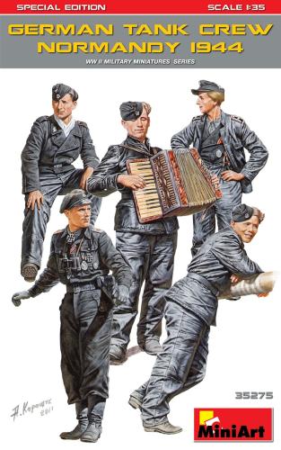 Equipage de char allemand Normandie 1944 WWII - MINIART 35275 - 1/35 -