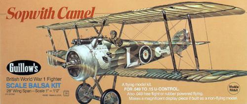 sopwith camel GUILLOW'S 801