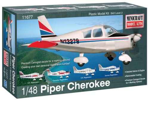 Piper Cherokee 1/48 MINICRAFT 11677