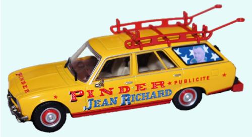 Peugeot 504 break publicité Pinder-Jean Richard - ODEON 027 - 1/43 -