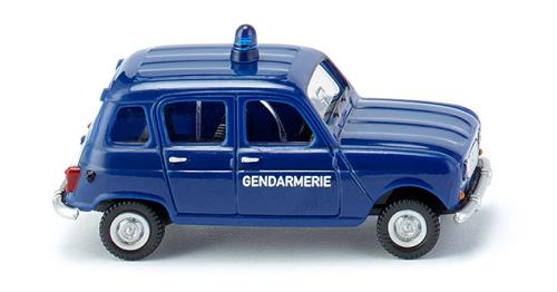 Renault 4L Gendarmerie - WIKING 022404 - HO -
