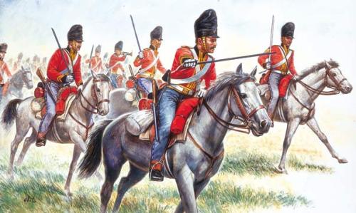 Cavalerie Lourde Britannique Scot Greys - ITALERI 6001 - 1/72