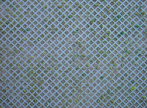 Plaque cartonnée Pavés perforés en losange avec herbe 250x125mm - FALLER 170625 - HO -