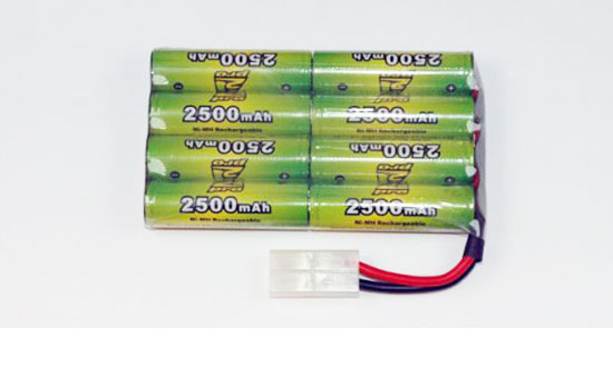 Batterie Nimh 7.2v 3000mAh avec prise Tamiya - Voltz VZ0015