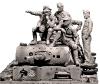 Rommel et équipage de char allemand Division Afika Korps WWII - MASTER BOX 3561 - 1/35 -