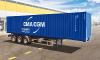 Remorque container 40' GMA CGM 1/24 ITALERI 3951