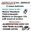 Stampede 4x2 Orange charbons + leds + accu et chargeur RTR TRAXXAS 36054-61-ORNG