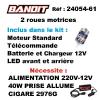 BANDIT 4X2 BRUSHED orange 1/10 + LED AVEC ACCUS / CHARGEUR - TRAXXAS 24054-61-ORNG