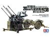 Canon auto-mitrailleur flakvierling 38 20mm WWII - TAMIYA 35091 - 1/35 -