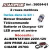 STAMPEDE 4X2 BRUSHED Violet + LED AVEC ACCUS / CHARGEUR - TRAXXAS 36054-61-PRPL