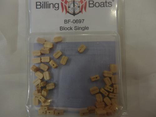 poulies simples buis 5mm 50pces BILLING BOAT 053BF697