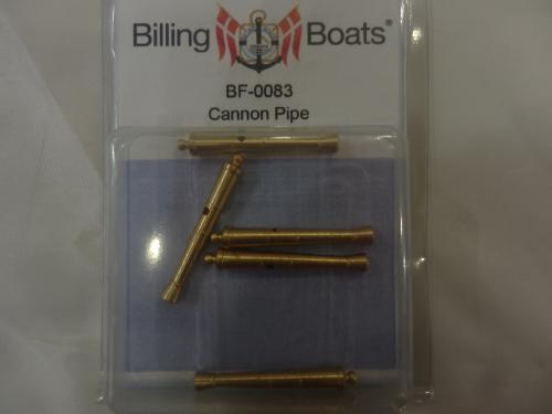 Canons laiton 5x31mm 4pces - BILLING BOAT 053BF083