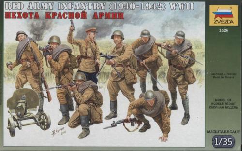 Infanterie Armée Rouge 1940-42 - ZVEZDA 3526 - 1/35 -