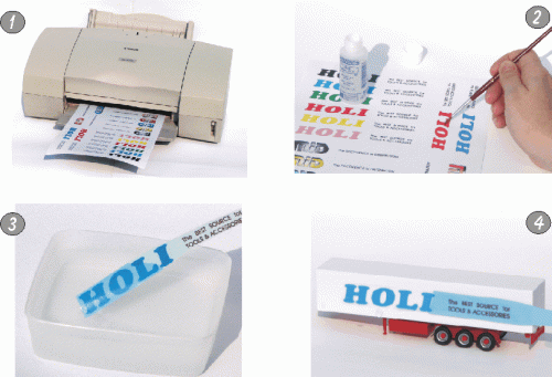Decal film A4 pour imprimante laser HOLI HOD128