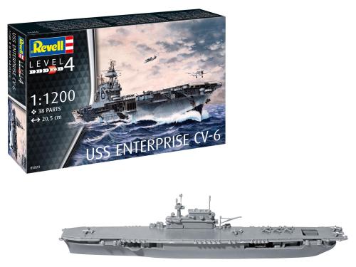 USS Enterprise CV-6  - REVELL 05824 - 1/1200