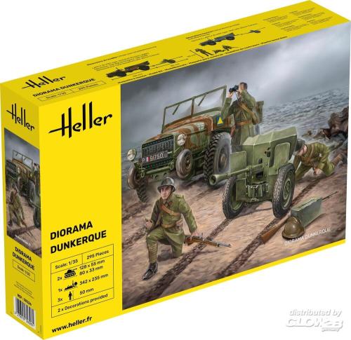 DIORAMA FORCES FRANCAISES DUNKERQUE 1/35 HELLER 30326