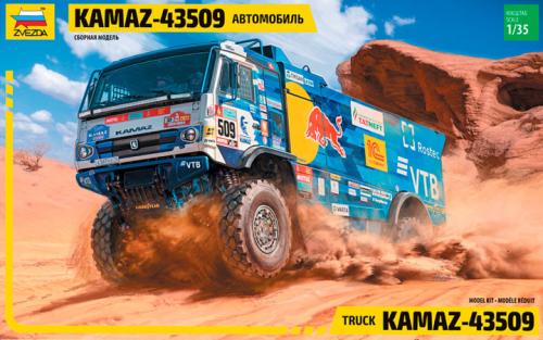 Camion rallye KAMAZ-43509 ZVEZDA 3657 1/35