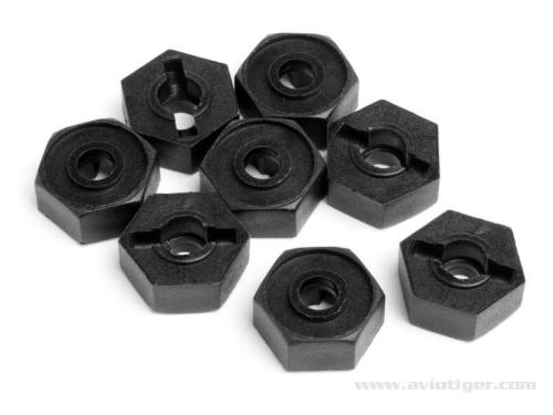 Hexagones de roues 12mm 1/10 universel x8 BLACKBULL BB22060