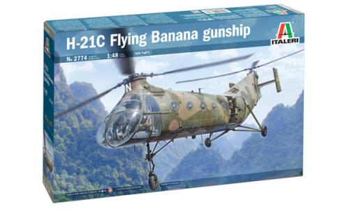 H-21C Flying Banana Gunship - ITALERI 2774 - 1/48 -