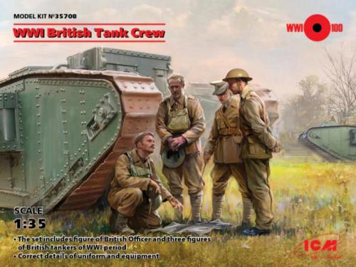 WWI British Tank Crew ICM35708 1/35