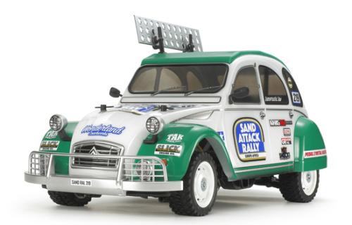 Combo 2CV Rally M05Ra + Radio + accu + chargeur TAMIYA 58670L