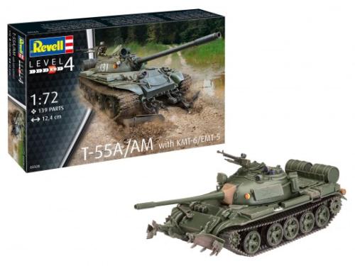 T-55A/AM with KMT-6/EMT-5 - REVELL 03328 - 1/72 -