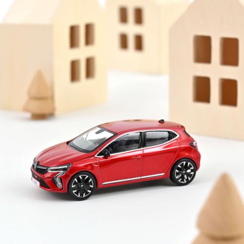 Miniature Renault Clio 2024 Rouge Flamme 1/43 NOREV 517579