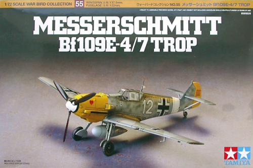 Messerchmitt BF109E-4/7 Trop - TAMIYA 60755 - 1/72 -