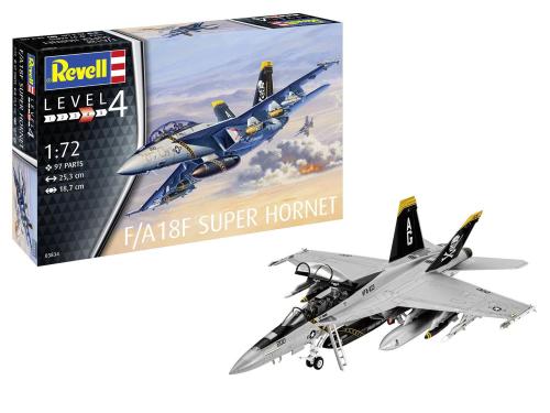 Model Set F/A-18F Super Hornet - REVELL 63834 - 1/72