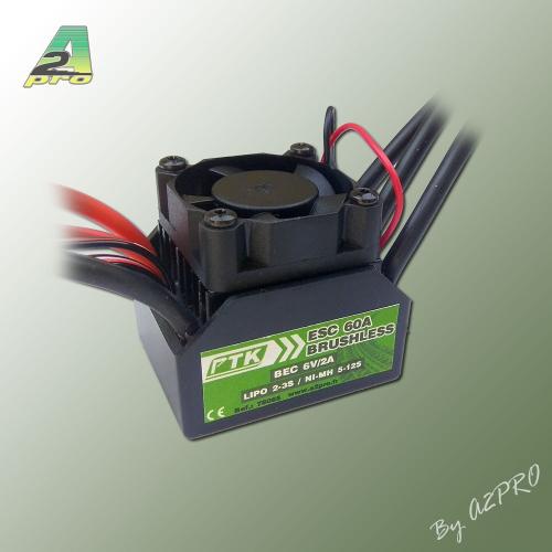 Controleur brushless 60A voitures 1/10 A2PRO 78065