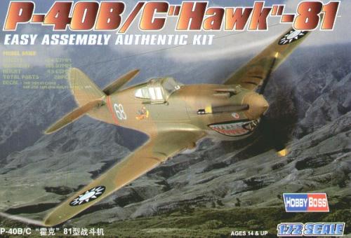 P-40 B/C HAWK-81 - HOBBY BOSS 80209 - 1/72