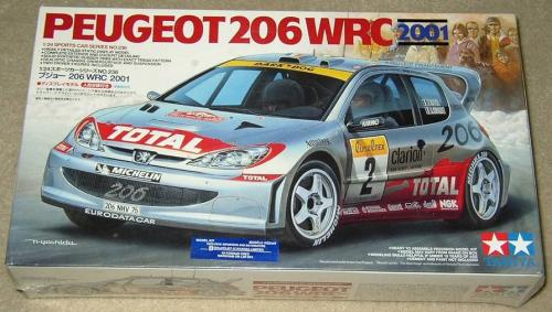 Peugeot 206 WRC 2001 1/24 TAMIYA 24236