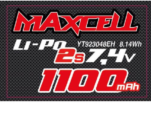 Accu lipo 7.4v 1100mAh MAXCELL mini MHD Z03L252S1100