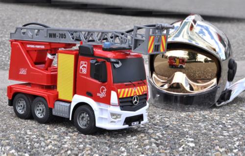 Camion de pompier RC work machines T2M T705