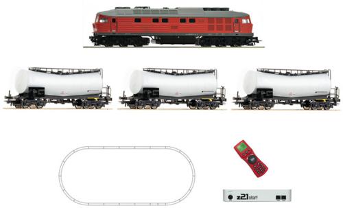 Coffret digital Z21 start Locomotive diesel série 232 + wagons-citernes de la DB AG ROCO 51340 - HO