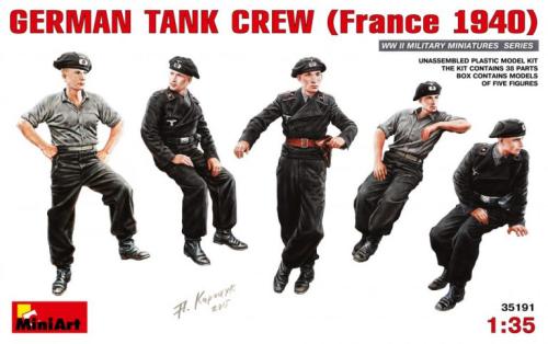 Equipage de char allemand (France 1940) WWII - MINIART 35191 - 1/35 -