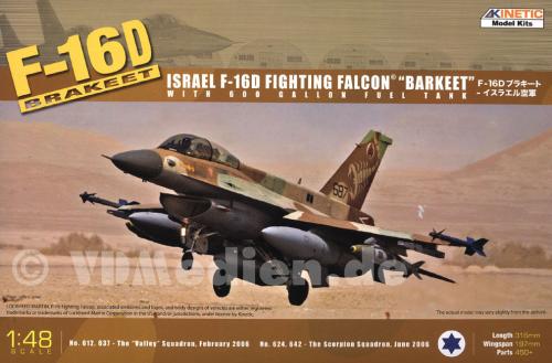 F-16D Fighting Falcon Barkeet - KINETIC 48009 - 1/48 -