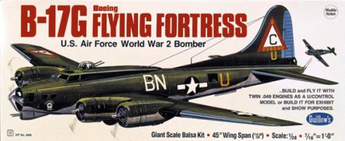 flying fortress b-17 GUILLOW'S 0282002 