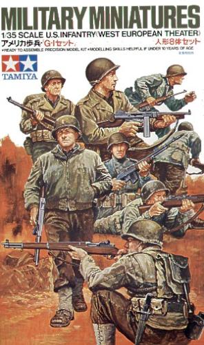 Infanterie U.S Front Européen de l'ouest WWII - TAMIYA 35048 - 1/35 -
